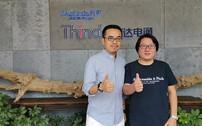 領(lǐng)焰科技總裁楊敏鶴先生參觀信達(dá)電通