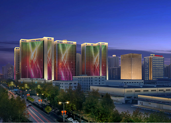 西安經開藍海風、賽格商圈夜景規劃設計